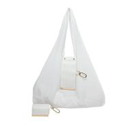 de mano con llavero, plegable, minibolsas compactas expandibles con llavero, bolso portátil reutilizable para viajes diarios, White, Refer to description