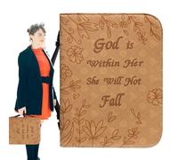 de manta bíblica - portátil para hombre | de piel sintética de protección de lectura resistente, de transporte, accesorio espiritual, oración, viaje, organizador