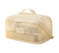 de Maquillaje de Malla Transpirable - de cosméticos portátil con asa | Bolså de Maquillaje de Viaje: Almacenamiento para cosméticos, Cuidado de la Piel, lápiz Labial, Vacaciones, Uso diari