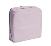 de maquillaje de pie, de aseo impermeable, portátil y vertical con asa | de aseo de viaje | para pinceles, lápiz labial, lápiz de cejas, viaje, vacaciones, fitness, morado, Grand