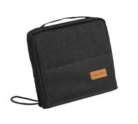 de Maquillaje de pie | Estuche de Almacenamiento de Apertura Amplia, de Maquillaje Vertical con Cremallera, para Mujeres, organización de Belleza, cepillos, Espejo, joyería, Accesorios