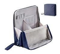 De Maquillaje De Pie - Portable Toiletry Organizer Waterproof Cosmetic Case | Maletín Cosmético Portátil con Separador Y Organizador | Estuche Maquillaje Pie Portalápices para Viaje