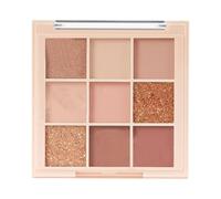 de maquillaje de sombra de ojos | de sombras de ojos mate resistente al agua de 9 colores: brillo altamente pigmentado, de maquillaje con brillo mate de lujo de larga duración par