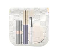 de Maquillaje pequeña - Organizador de cosméticos con Cierre automático, maletín portátil para Guardar artículos de tocador, Kit de Belleza de Viaje Compacto | Smart Essentials para Mujeres y