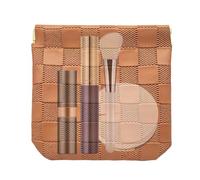 De Maquillaje Pequeña para Bolso | Portapulseras con Cierre Automático - de Aseo Portátil | para Chicas Mujeres Universitarias Novias Viajes Gimnasio Boda Playa Vacaciones Y