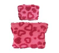 de Maquillaje | Sopa De Maquillaje De Peluche De 2 Piezas | Mujeres De Almacenamiento Con Cremallera Impermeable Lindo | Cuidado De La Piel, Lápiz, Trabajo, Escuela, Gimnasio, Accesorio De Viaje