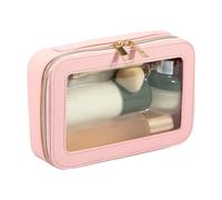 de Maquillaje Transparente - Estuche de cosméticos con Cremallera | Gran Neceser Impermeable | Organizador de Piel Mujer, Viaje, casa, baño, Productos cosméticos, Almacenamiento Diario