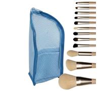 De Maquillaje Transparente Stand Up - PVC Transparente De 8x5x3 Pulga