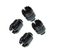 De Marco Copa Protección Suspensión Delantera Universal 2 O 4 Piezas Anticaídas para Parachoques Motocicleta Topes Anticaida(Black 4PCS)