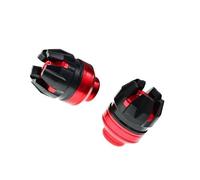 De Marco Copa Protección Suspensión Delantera Universal 2 O 4 Piezas Anticaídas para Parachoques Motocicleta Topes Anticaida(Red 2PCS)