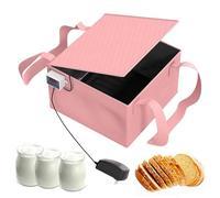 de masa: 30 x 29 x 19 cm - Fermentador electrónico con temperatura controlada | Para pan, yogur, vino de arroz, | Algodón perlado y aluminio