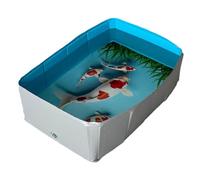 de Mascotas - PVC Plegable de Cuadrada para Perros, bañera de Mascotas Grandes Grandes Animales quadratpool Permite un baño fácil y Jugando al mis