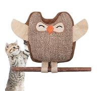 de masticación de gatos, juguetes de hierba gatera para gatos - Juguetes para gatos interactivos con hierba gatera - Suministros interactivos de mascotas de salud oral, bola de muñecas de búho de limp