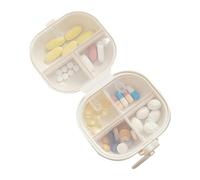 de medicamentos de doble serie sellada - semanas de caja de almacenamiento de la caja de píldoras, organizador práctico para las tabletas de joyería casera | Viaje al aire libre uso para v