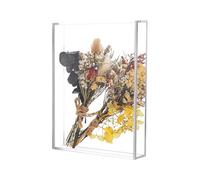de memoria acrílica | Transparent Dustproof Sealed Display Case | Preserved Flower Shadow Frame Storage | Keepsake Organizer For Dried Flowers Specimens Cards Photo Collection