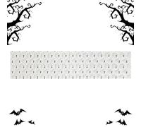 de Mesa de Halloween,Mantel Fantasma para Fiestas de Temporada | Decoración Moldeada espantosa para Interior al Aire Libre Buffet Rassemblement