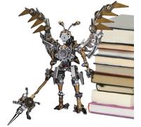 de Metal 3D - Kit de construcción de mecánico en Forma de Figura China, Kits de Modelos de Metal deformable, Montaje Artesanal, Regalo de Ocio para Adultos