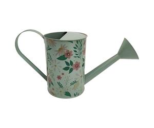 de Metal de 2 litros, hervidor de jardinería de Boquilla Larga de Hierro, 11.8 x 6.3 x 4.7 Pulgadas, aspersor Compacto para bonsái, Maceta, casa, Patio, Granja, Patio, Cuidado de