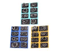 De Metal | Divertidos Juegos De Pensamiento Y Enigmas Cerebrales - Chino Fidget Puzzle Juego para Niños - Búsquedas