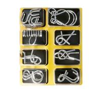 de Metal Enigmas - Juguete de de Alambre para Entretenimiento | Desafío de desenredo con diseño Interactivo y diversión educativa para en casa, cumpleaños, Adultos, adolesc