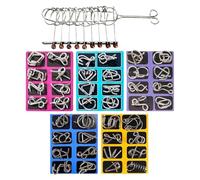 de Metal,Juguete Educativo para Pruebas Mentales | de Desbloqueo Entrelazado,para Casa Escuela Viajes Niños Adolescentes Adultos Detalles para