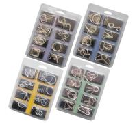 De Metal,Juguete para Desarrollar Inteligencia Y Pensamiento - Desbloquear De Trenzados,para Adolescentes Adultos Casa Escuela Viaje Regalos De Fiestas Calcetines