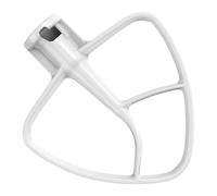 de mezcla acero inoxidable Accesorios premium para batidoras 4 5-5QT Pala doble curva con operación sin manos Herramienta versátil y fácil limpieza