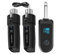 De Micrófono Inalámbrico, Adaptador para Micrófono Dinámico, Transmisor Receptor Inalámbrico Portátil para Mezclador de Audio Guitarra Grabación de Videos Karaoke Entusiastas de la Música