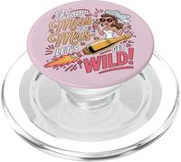 De Miss To Mrs Lets Get Wild Bachelorette Party PopSockets PopGrip para MagSafe