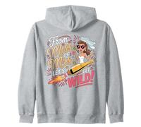 De Miss To Mrs Lets Get Wild Bachelorette Party Sudadera con Capucha