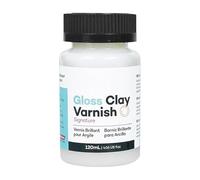 de modelado brillante, 120 ml, barniz brillante para arcilla de secado al aire, barniz protector contra grietas para pintura al óleo, suministros de manualidades, escuela, bricolaje y