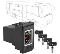 de Monitoreo de Presión de Neumáticos TPMS con Pantalla a Color, Datos en Tiempo Real para Automóviles de la Serie, que Extiende la Vida útil de los Neumáticos y Garantiza la