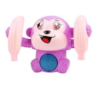 De Mono Eléctrico - Mono Rodando | Musical De Control De Voz, Juguetes De Habla Interactivos De 360 Grados, Regalo De Entretenimiento Para Bebé Niño Con Accesorio