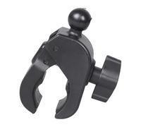De montaje de abrazadera de manillar, cabezal de bolas de 17mm para rieles de hasta 2 pulgadas de diámetro, soporte de montaje para teléfono de motocicleta, abrazadera de garra, soporte de rieles