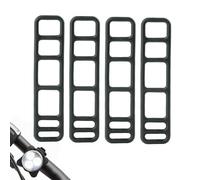 de montaje de silicona para bicicleta - Banda elástica de 24 mm de ancho, Accesorio de luz trasera de bicicleta, Cuerda de soporte para grabadora Espejo retrovisor | Fascett