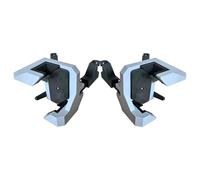 de montaje para reposacabezas de , con correas seguras antivibración, 17 x 8 x 10 cm, soporte universal para de vehículo, estante de retención ajustable para tiro con , accesorio