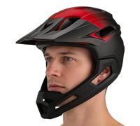 De Motocicleta Integral con Carcasa Rígida Ajustable, Negro 60 cm con mentonera Desmontable, Equipo de Seguridad con Carcasa Resistente a los Golpes con Acolchado Cómodo, Protección h