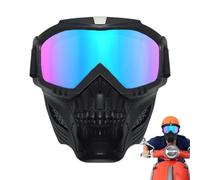 de motocicleta,Máscara de gafas de motocicleta | Máscara de gafas de Airsoft - Gafas cálidas a prueba de niebla, gafas de Airsoft Masque Dirtbike Atv Motocross gafas para hombres, mujeres y jóvenes