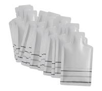 de muestra termosellada - Bolsas de embalaje con forma de botella termosellada | Recargables, impermeables, 100 piezas de ducha, champú, cosméticos, viajes al aire libre, 5 x 11 cm, Se