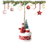 de Muñeco de Nieve | Figuritas Colgables Mini En 3D | Navideños Decorativos para Árbol de Navidad Hogar Salón Dormitorio Familia