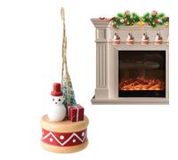 De Muñeco De Nieve | Figuritas Colgables Mini En 3D,Navideños Portátiles para Interior Árbol Dormitorio Salón Entrada Hotel Hogar Jardín Y Corona