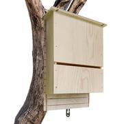 De Murciélagos Al Aire Libre - De Hábitat De Murciélagos Al Aire Libre | Fuera De Murciélago Casa De Hábitat Casa Decoración De Madera | Casas De Murciélagos De Madera para Hábitat De