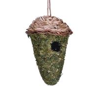de musgo de colibrí: respetuoso con el medio ambiente, robusto, atractivo hábitat para pájaros, para la vida silvestre, fácil de colocar, decorativo para exteriores, diseño de jardín