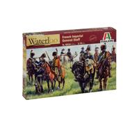 De Napoleón General Staff (Waterloo) 1:72 Figura Plástico Modelo Kit Italeri