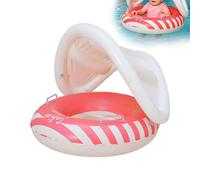 de natación colorido, asiento flotante inflable, canopy shade pool Rider, Summer Vacation Travel Hotel Resort Accessory, Outdoor Beach Water Park Party Gear, Swimming Toy for Boys, Girls