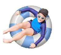 de natación - Flotador de Piscina Inflable Engrosado | Flotador de natación a Rayas antirretorno con Asas para Playa, Fiesta de Piscina y Vacaciones de Verano, Tubo de Dura