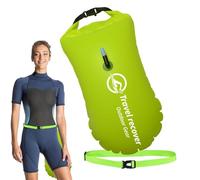 de natación para Aguas Abiertas, Flotador de cinturón Ajustable y Bolsa Seca Impermeable, de Seguridad de Alta Visibilidad para Adultos, Aguas, Entrenamiento de natación, triatlón, Piscina,