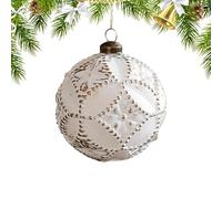 de Navidad a prueba de roturas - PP 3 pulgadas Ball Charm | Holiday Bulbs For Outdoor Decor | Ventana Garden Pathway Fireplace Garland Stair Banister Decoración
