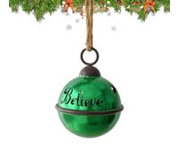 de Navidad | Abalorio Hecho a Mano con Cuerda Colgante | Campana Ornamental - para Puerta de árbol, Corona, Perilla de Vacaciones, Pared del hogar