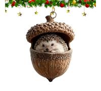 de Navidad de Acorn Animal - Lindo 2D Acrílico Acorn Party Supplies, Animal Christmas Colgantes | Handcrafted for Winter Holiday Birthday Party Acción de Gracias Vacation Home Office Room